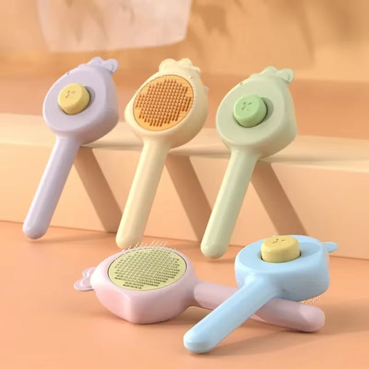 Pet Massage Brushes Cat Comb Hair Removal Pet Grooming Brushself Grooming Brush for Kitten Removes Tangles Loose Fur Cats Dogs