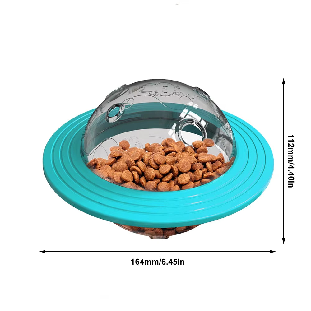 Dog Toy for Small Medium Large Dogs Cats Fly Disk Interactive Food Dispenser Improve IQ Slow Feeder Training Toys Pet Supplies