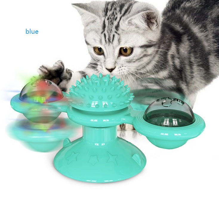 Cat Windmill Rotating Toy