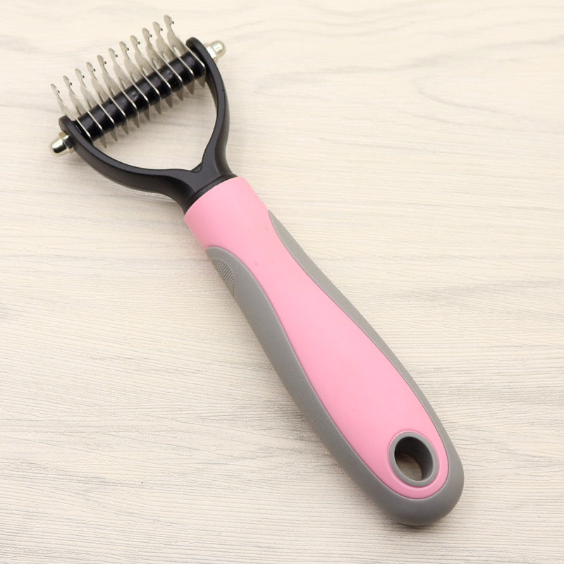 Double-Sided Dog Knot Comb