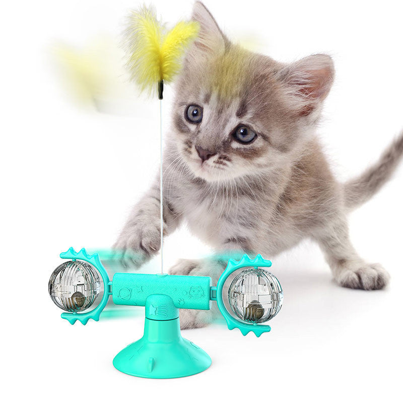 Cat Windmill Rotating Toy