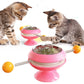 Rotatable Interactive Cat Toy with Catnip
