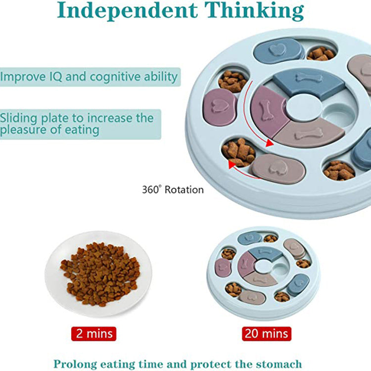Interactive Dog Puzzle Feeding Bowl