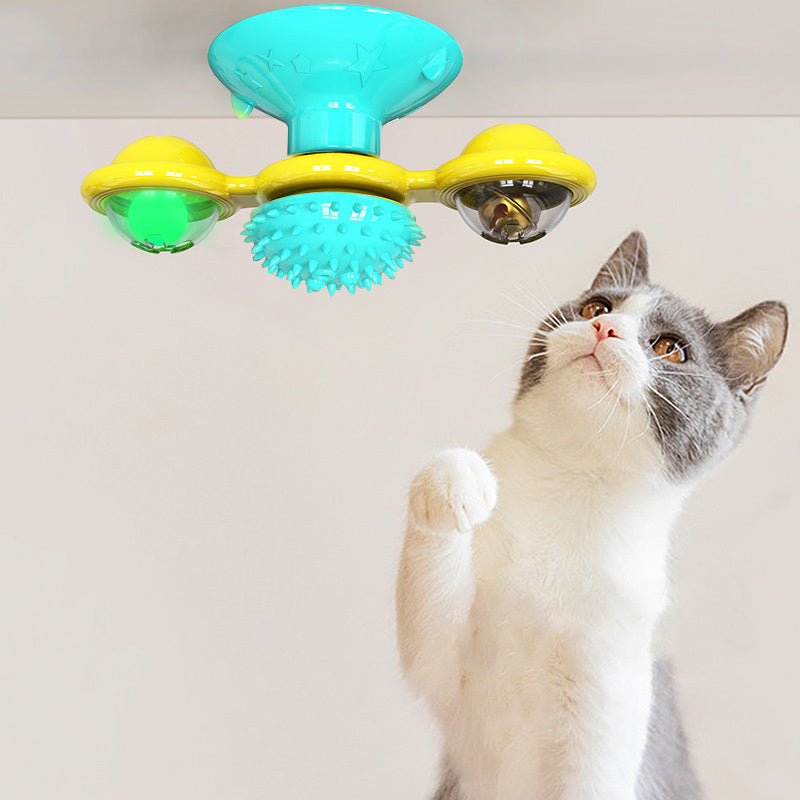 Cat Windmill Rotating Toy