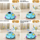 4 in 1 Interactive Cat Toys for Indoor Cats, Cat Laser Toys with 360°Rotation, Interactive Exercise Play Kitten Toy,Automatic Cat Wand Toy,Track Balls,Indoor Exercise Cat Kicker with USB Rechargeable
