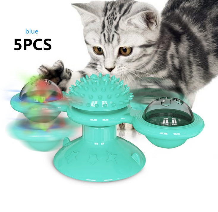 Cat Windmill Rotating Toy