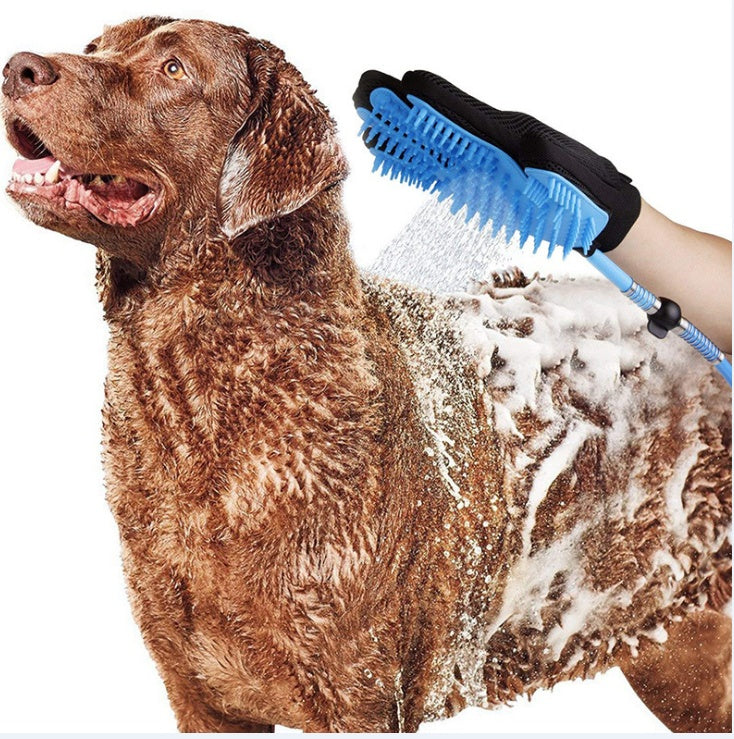 Handheld Pet Shower Sprayer with Bath Brush