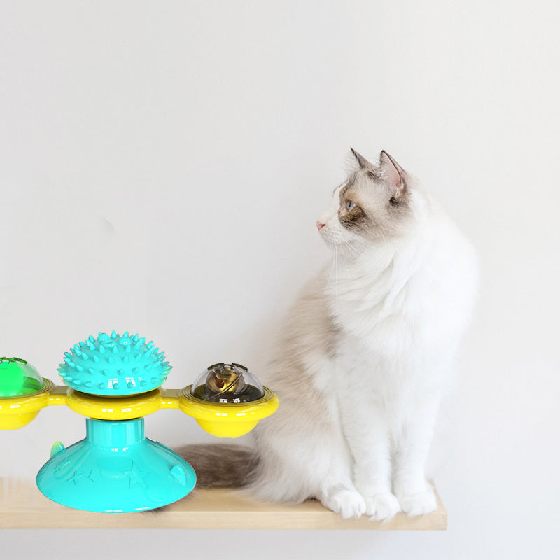 Cat Windmill Rotating Toy