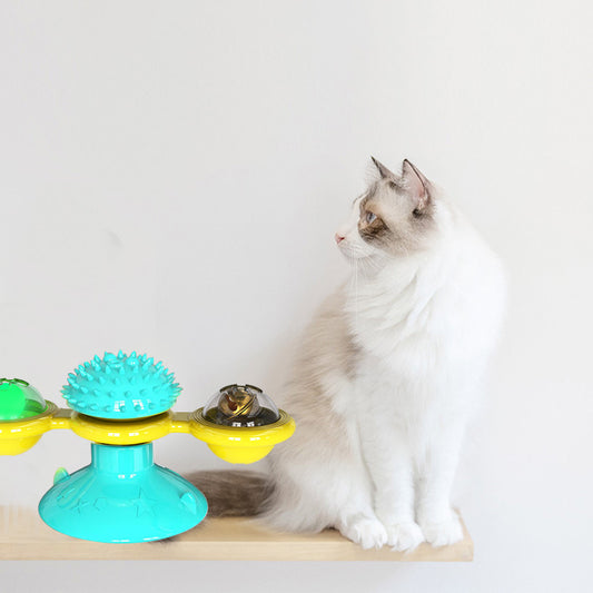 Cat Windmill Rotating Toy