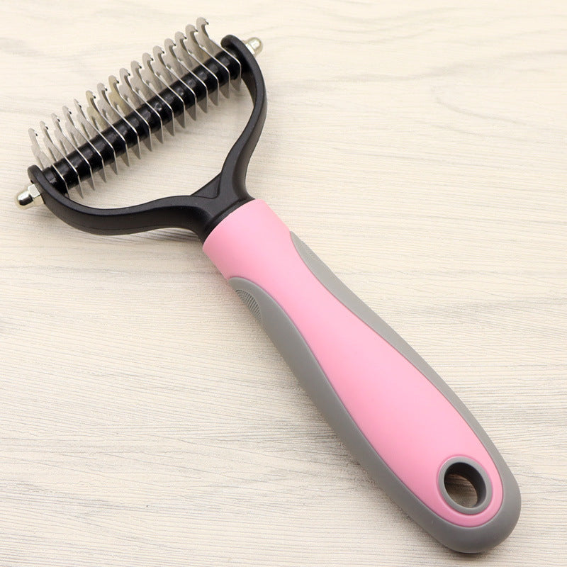Double-Sided Dog Knot Comb