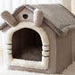 Foldable Pet House Bed