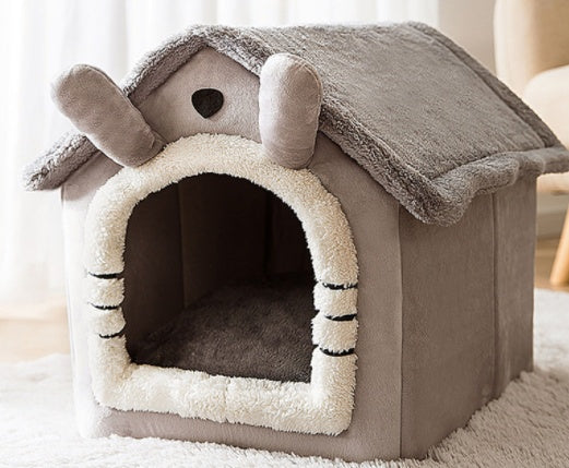 Foldable Pet House Bed