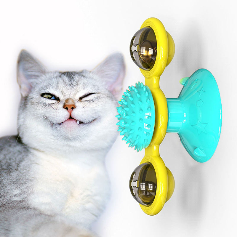 Cat Windmill Rotating Toy