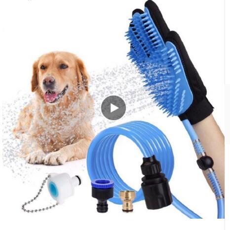 Handheld Pet Shower Sprayer with Bath Brush