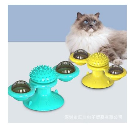 Cat Windmill Rotating Toy