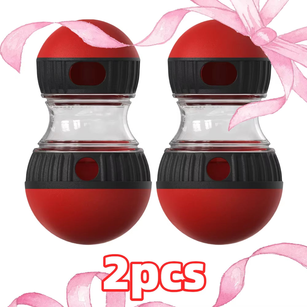 Pet Dog Treat Dispenser Toy for Small Medium Large Dogs Interactive Leaking Food Toy Adjustable Slow Feeder Training Beagle Cat