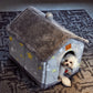 Foldable Pet House Bed