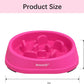 Slow Feeder Dog Bowls, Non Slip Cat Food Bowls, Bloat Stop Maze Pet Dishes, Interactive Feeder for Small Breeds 1 Cup Purple