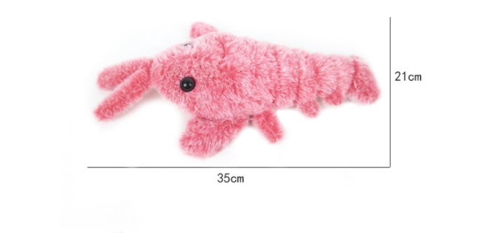 USB Rechargeable Electric Jumping Shrimp Cat Toy