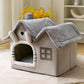 Foldable Pet House Bed