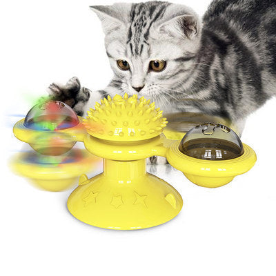 Cat Windmill Rotating Toy