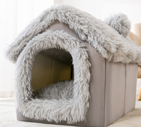 Foldable Pet House Bed