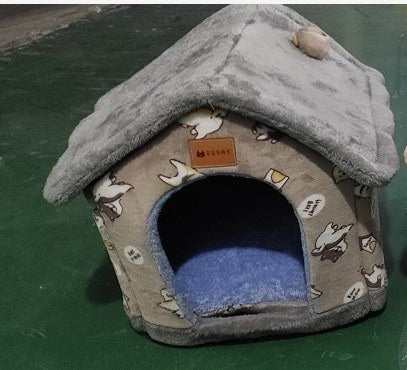 Foldable Pet House Bed