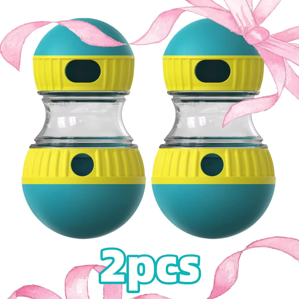 Pet Dog Treat Dispenser Toy for Small Medium Large Dogs Interactive Leaking Food Toy Adjustable Slow Feeder Training Beagle Cat