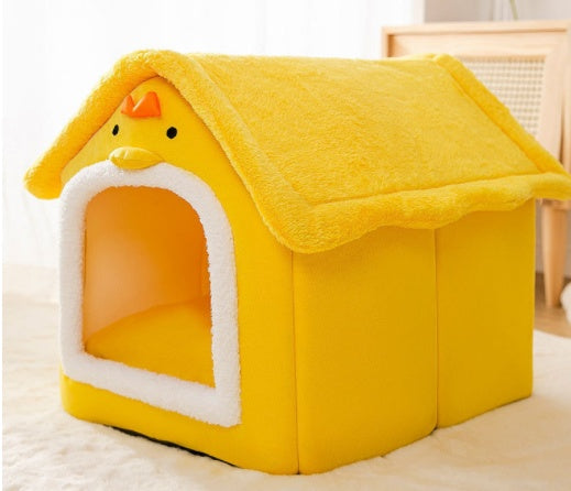 Foldable Pet House Bed