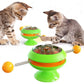 Rotatable Cat Toys Supplies with Catnip Interactive Training Toys for Cats Kitten Cat Accessories Pet Products
