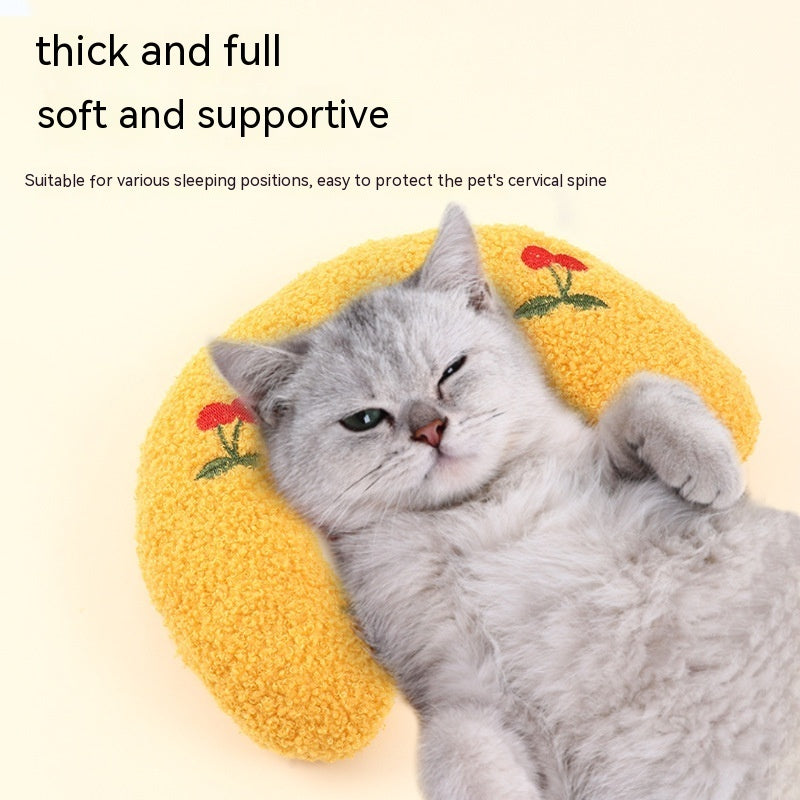 Soft U-Shaped Pet Pillow