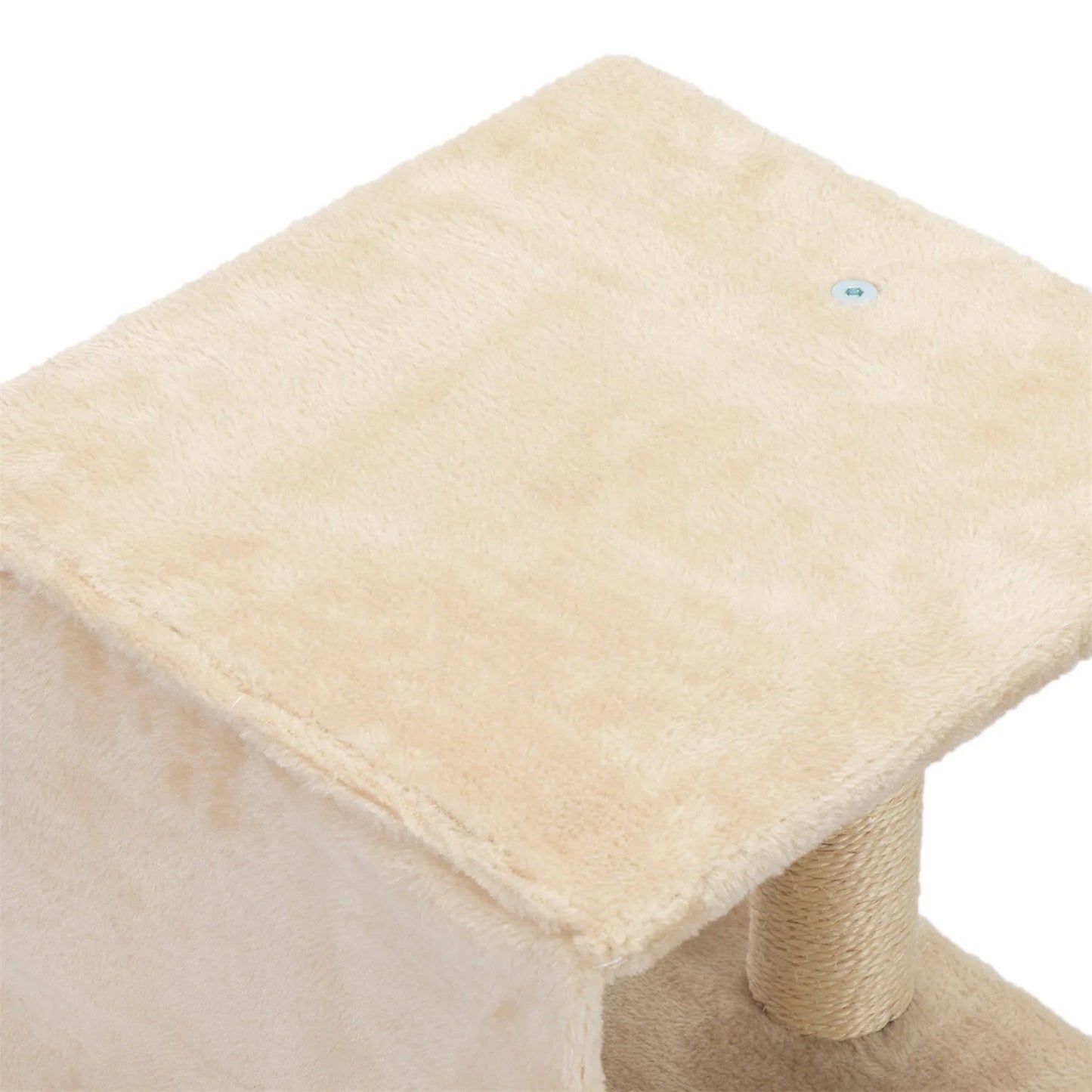 Cat Wall Shelves and Perches Set of 5, Sleeping Playing Lounging Climbing Cat Tree House for Multiple Cats, Beige