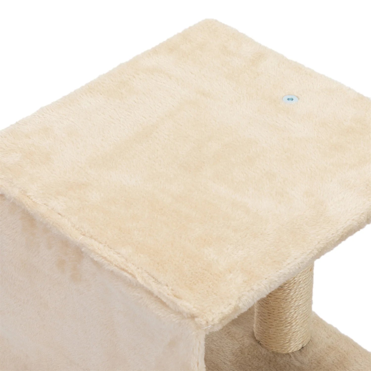 Cat Wall Shelves and Perches Set of 5, Sleeping Playing Lounging Climbing Cat Tree House for Multiple Cats, Beige