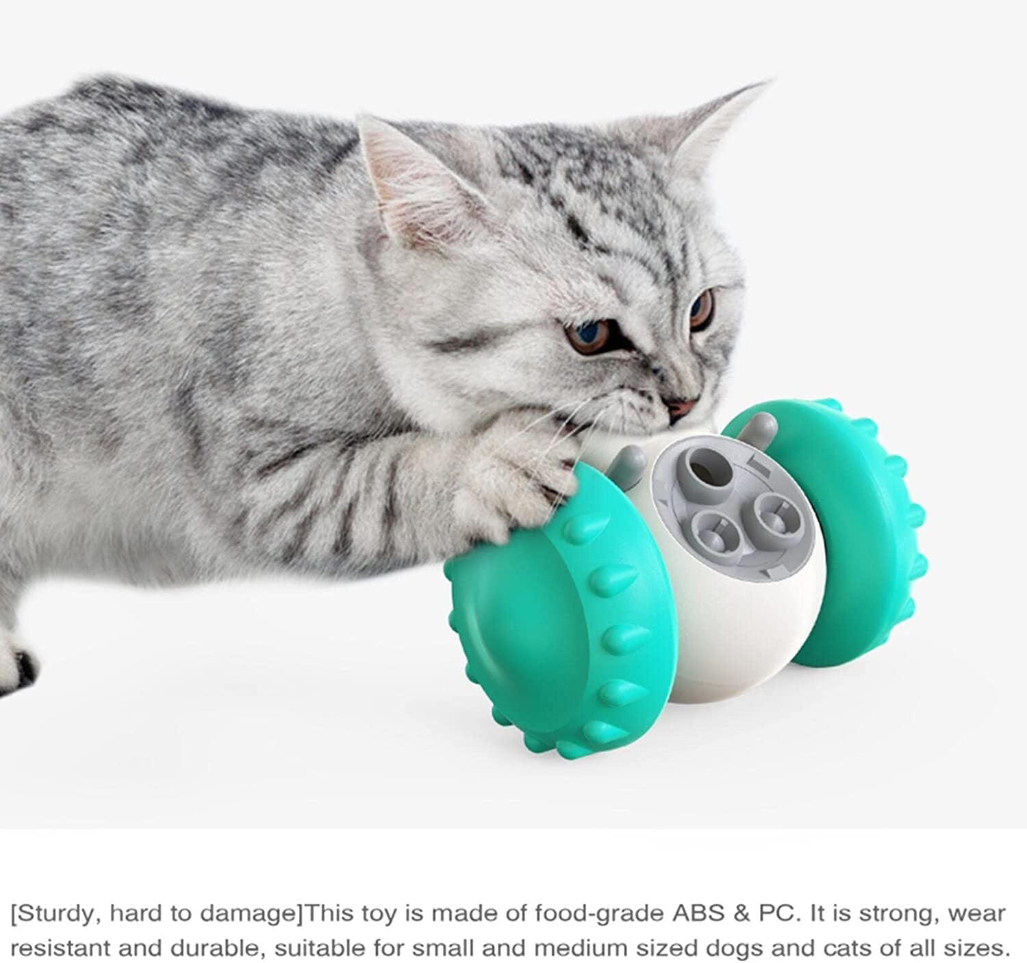 Dog Toys Interactive Food Puzzles Ball for Dogs Cats Pet Slow Feeder Ball Robot