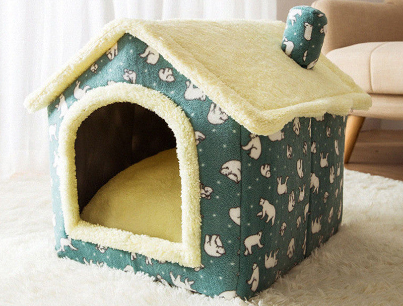 Foldable Pet House Bed