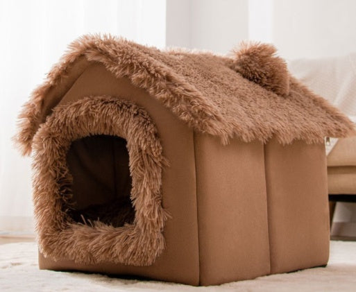 Foldable Pet House Bed