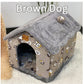 Foldable Pet House Bed