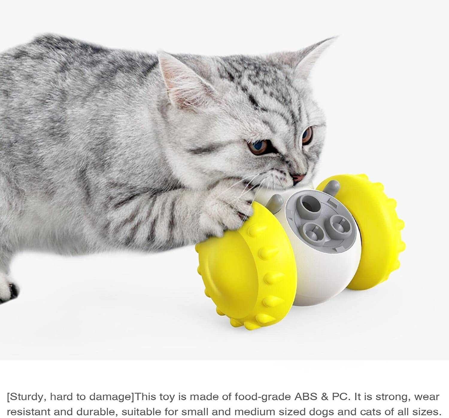 Dog Toys Interactive Food Puzzles Ball for Dogs Cats Pet Slow Feeder Ball Robot