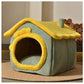 Foldable Pet House Bed