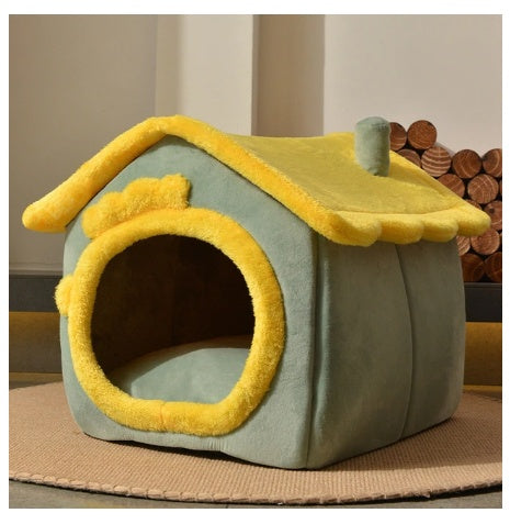 Foldable Pet House Bed