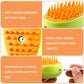 3 in 1 Steamy Cat Brush,Cat Steam Brush for Massage Removing Tangled Loose Hair,Self Cleaning Steam Cat Grooming Brush,Misting Spray Cat Brush for Shedding with Water Tank,Green