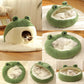 Frog-Themed Pet Bed