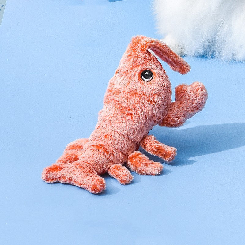 USB Rechargeable Electric Jumping Shrimp Cat Toy