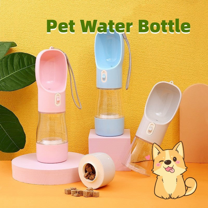 Portable Pet Dog Water Bottle Feeder Bowl