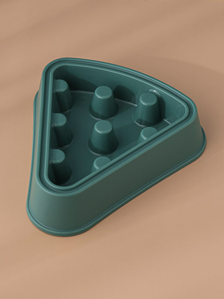 Cartoon Pizza Slow Feeder Bowl for Cats & Dogs
