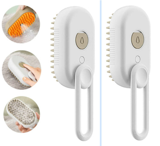 3-in-1 Electric Steam Pet Brush