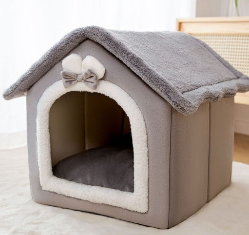 Foldable Pet House Bed